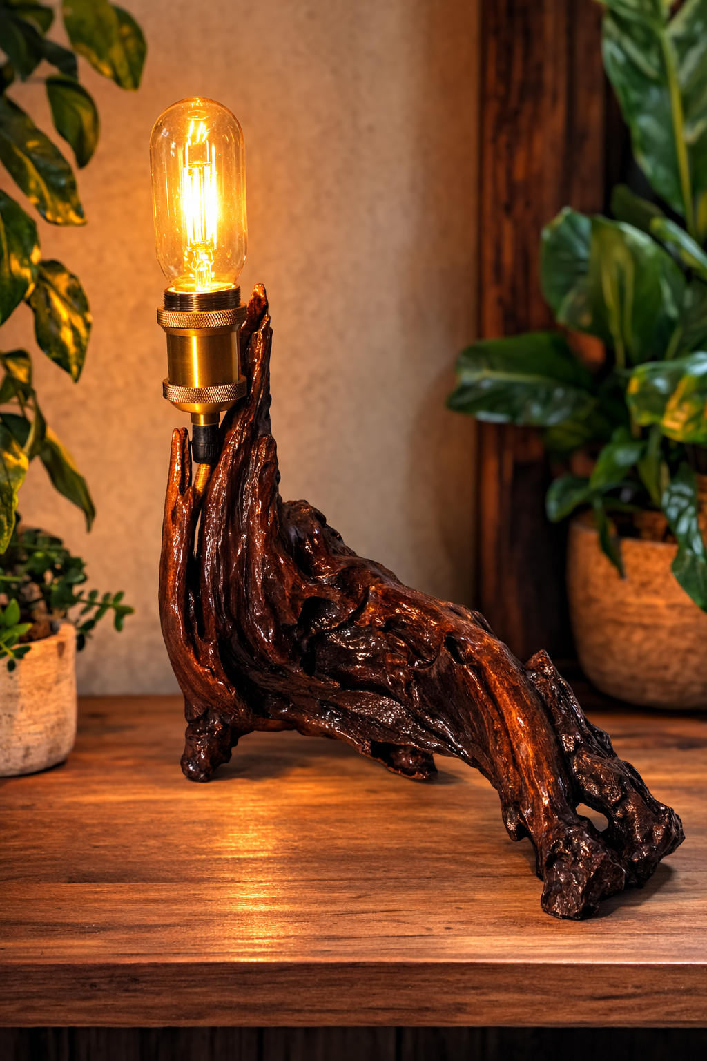 driftwood lamp