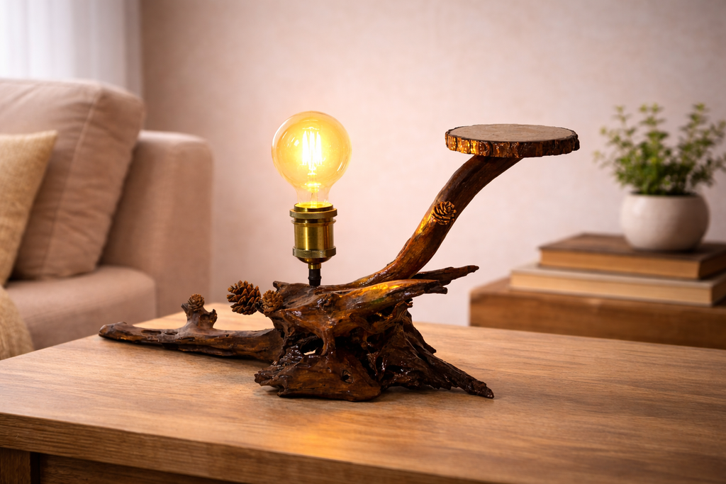 driftwood lamp