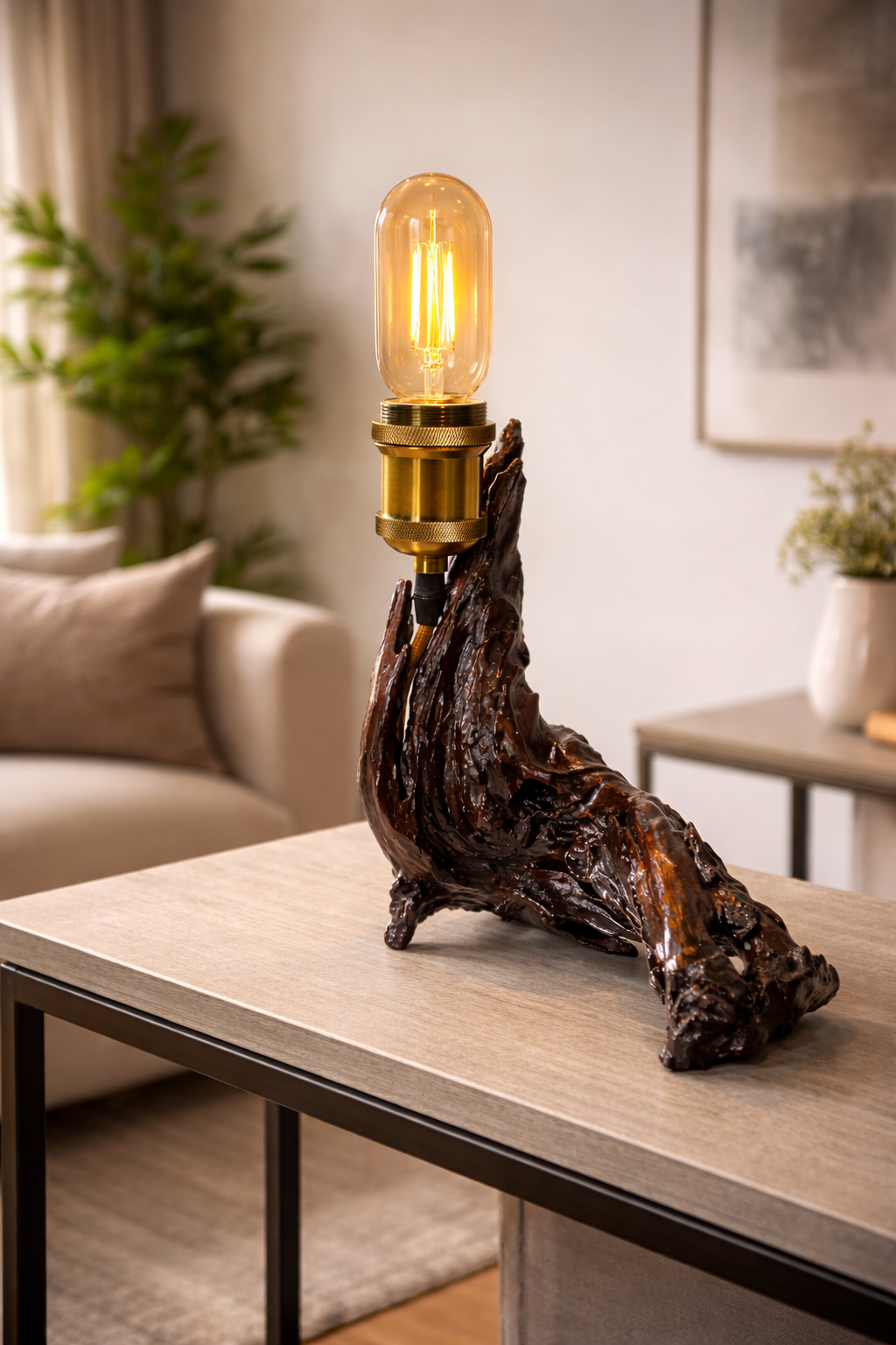 driftwood lamp