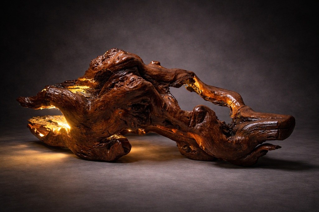 Natural Sculptural Light by Kalaayan