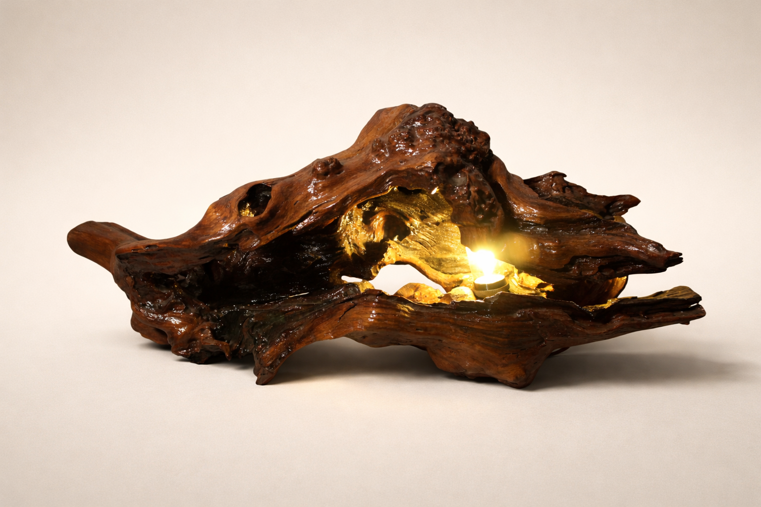 Natural Sculptural Light by Kalaayan