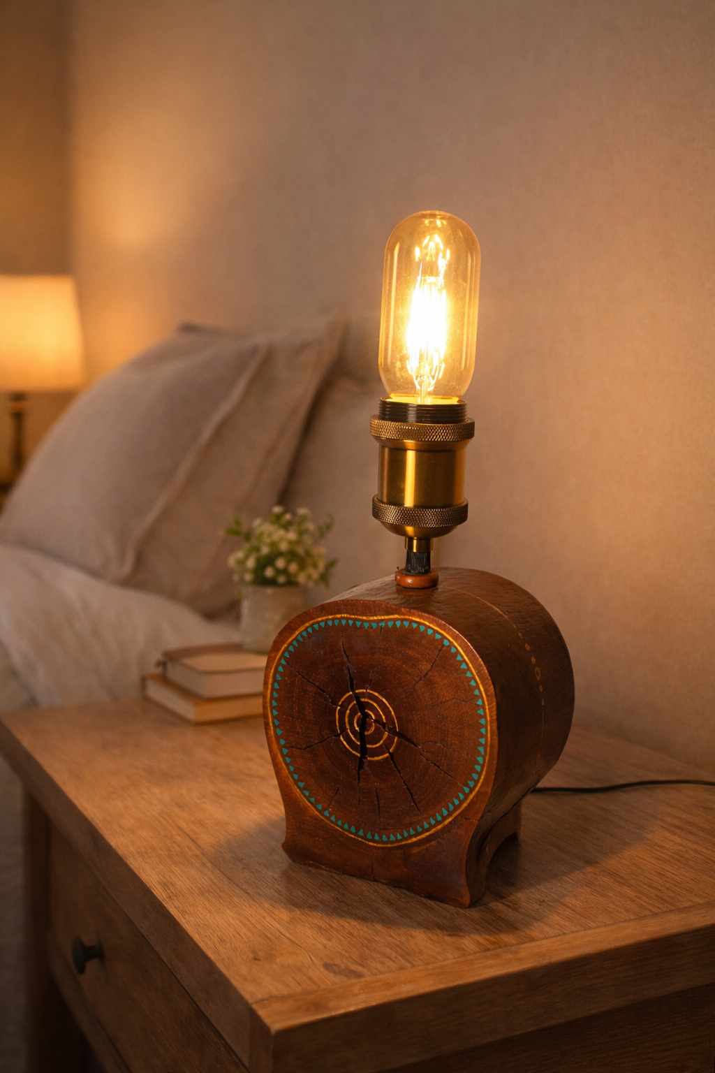 wood table lamp