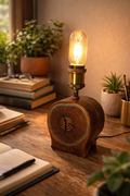 wood table lamp